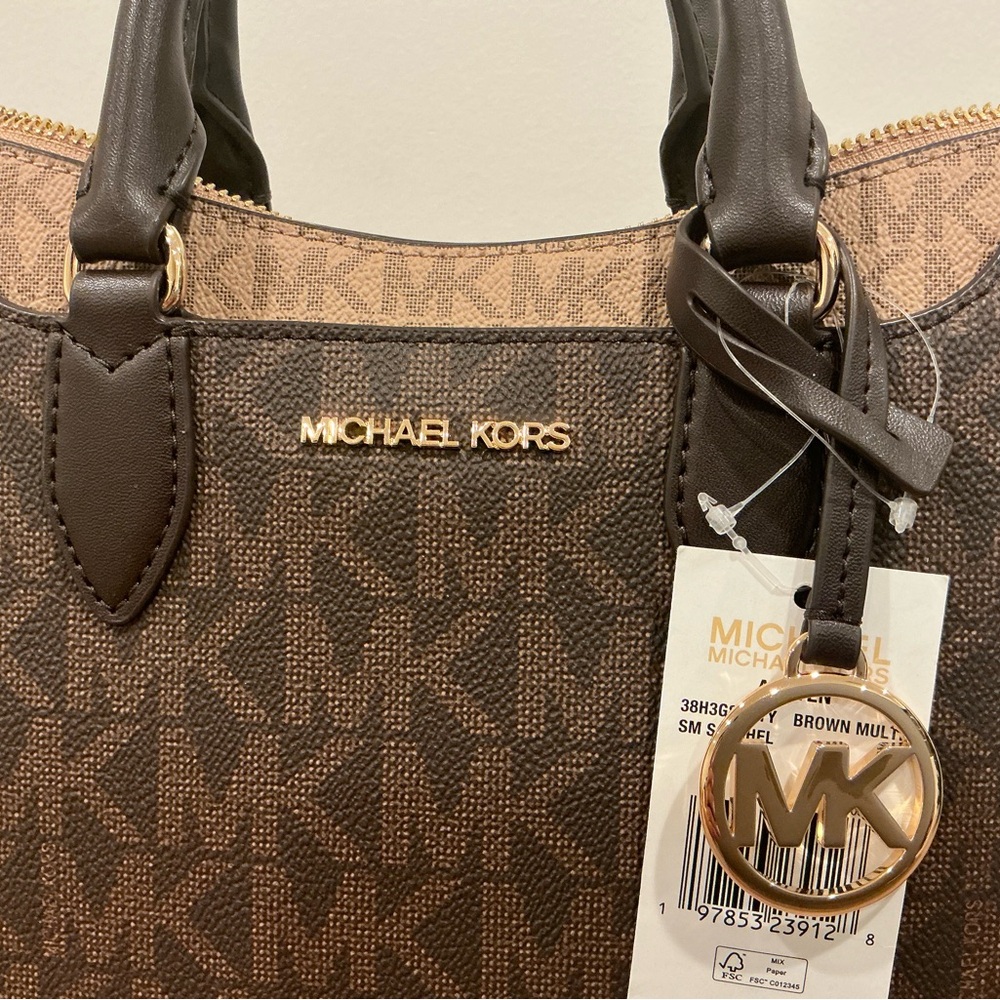 Michael Kors Brown Signature Tote Bag - Picture 7 of 7